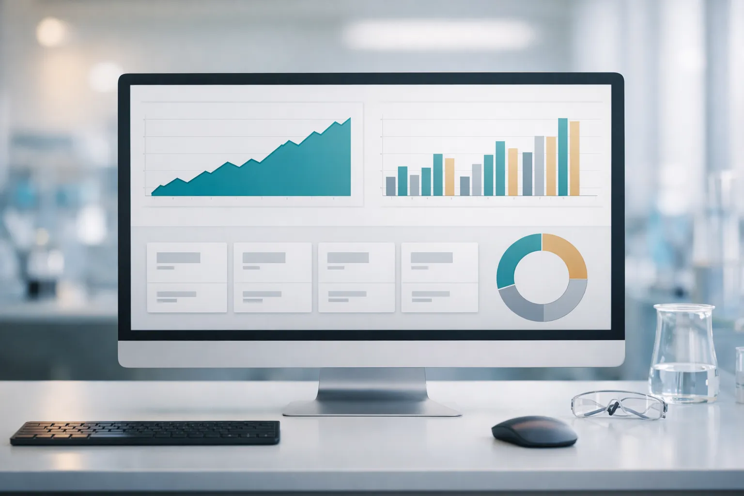 Atlagene lab volume reporting dashboard